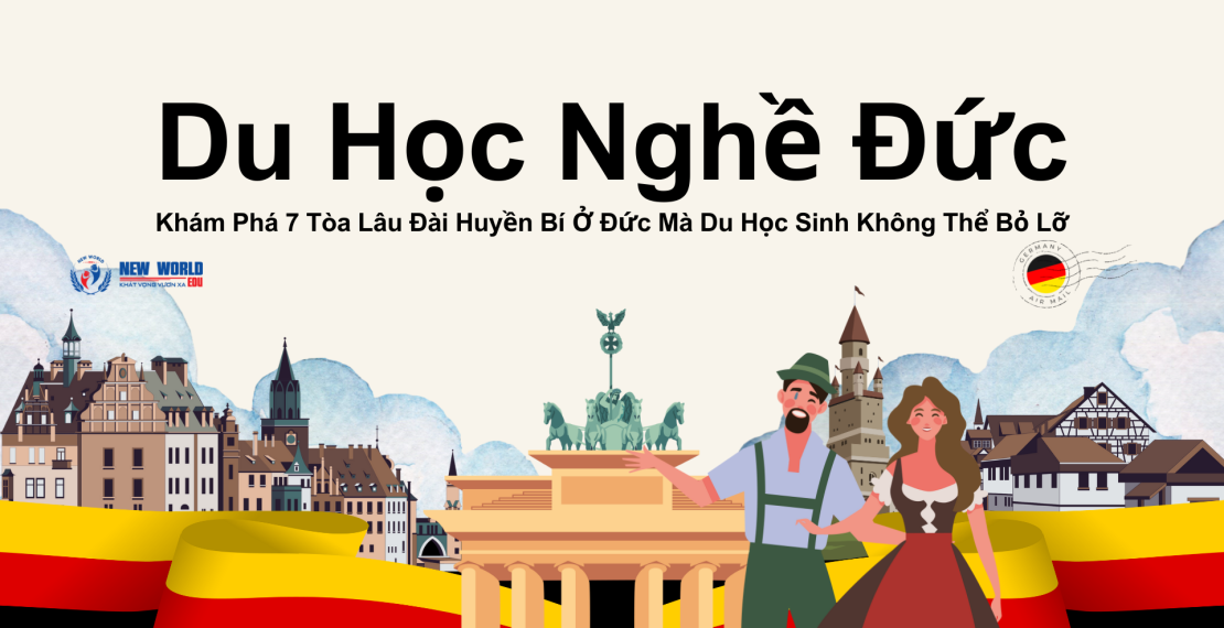 Khám Phá 7 Lâu Đài Huyền Bí Ở Đức Mà Du Học Sinh Không Thể Bỏ Lỡ