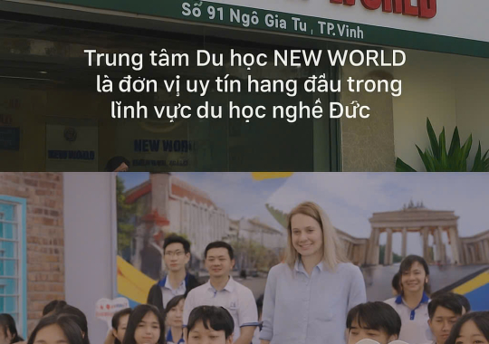 TUYỂN SINH DU HỌC NGHỀ ĐỨC-KHÓA 2K7