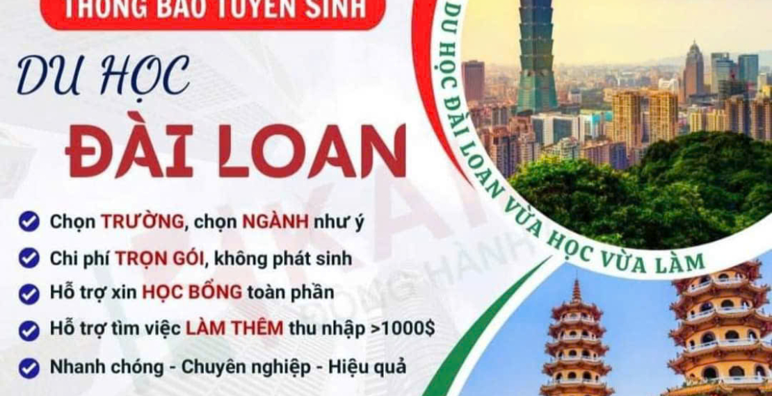 DU HỌC ĐÀI LOAN - LỰA CHỌN PHÙ HỢP CHO NHỮNG GIA ĐÌNH CÓ TÀI CHÍNH TRUNG BÌNH